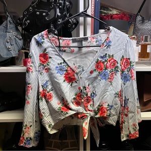 Forever 21 cropped blouse
